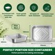 image 8 of ECONX No.1 Aluminium Foil Food Container With Lids Takeaway Food Storage Boxes Pack of 100