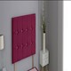 image 1 of Maroon Plush Velvet Cube Headboard N/A | 6FT Superking 26"inch Headboard