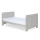 image 4 of Pembrey Cot Bed & Fibre Mattress - Convertible Baby Bed, Adjustable Mattress Base, Suitable from Birth to 4 Years (Ash Grey)