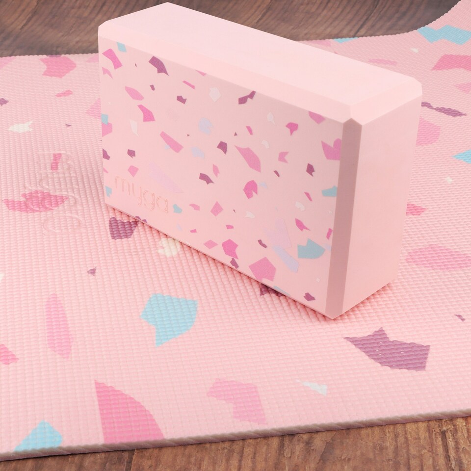 image 1 of Myga Pair of Yoga Blocks - Terrazzo