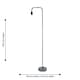 image 5 of Leroy - Chrome 151cm Exposed Bulb Floor Lamp | Chrome | Small | 1