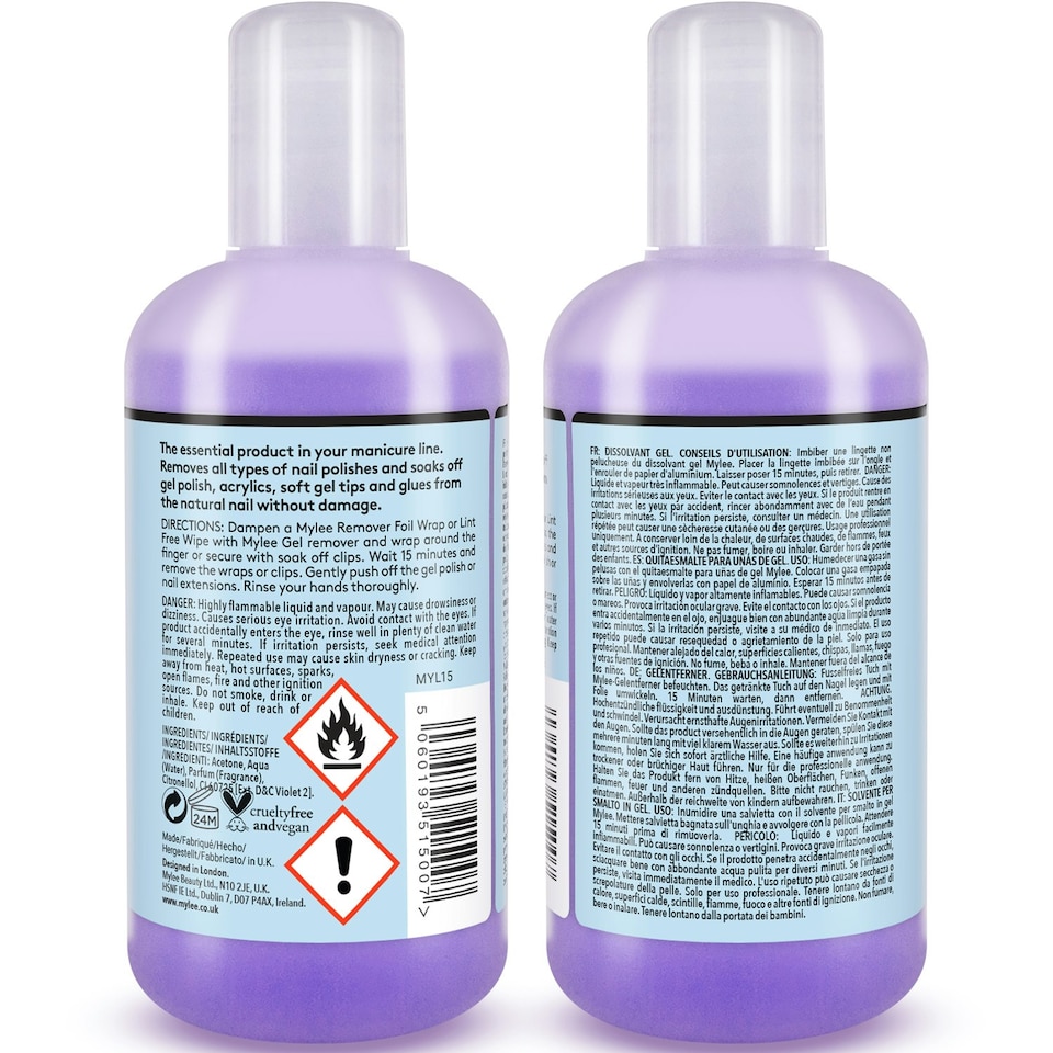 image 1 of Mylee Gel Remover 250ml
