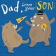 image 6 of No1 Dad From Your Son Cute Father's Day Greeting Card Lucky To Have You!