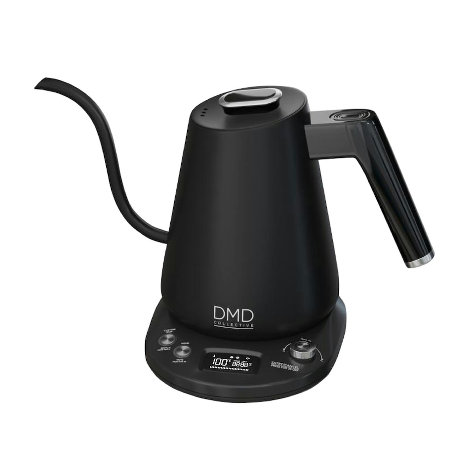 image 1 of DMD Electric Gooseneck Kettle Digital Display, 8mm Spout, 40-100°C Temp Control