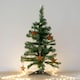 image 5 of Harbour Housewares Artificial Fir Christmas Trees - 60cm - Green - Pack of 2