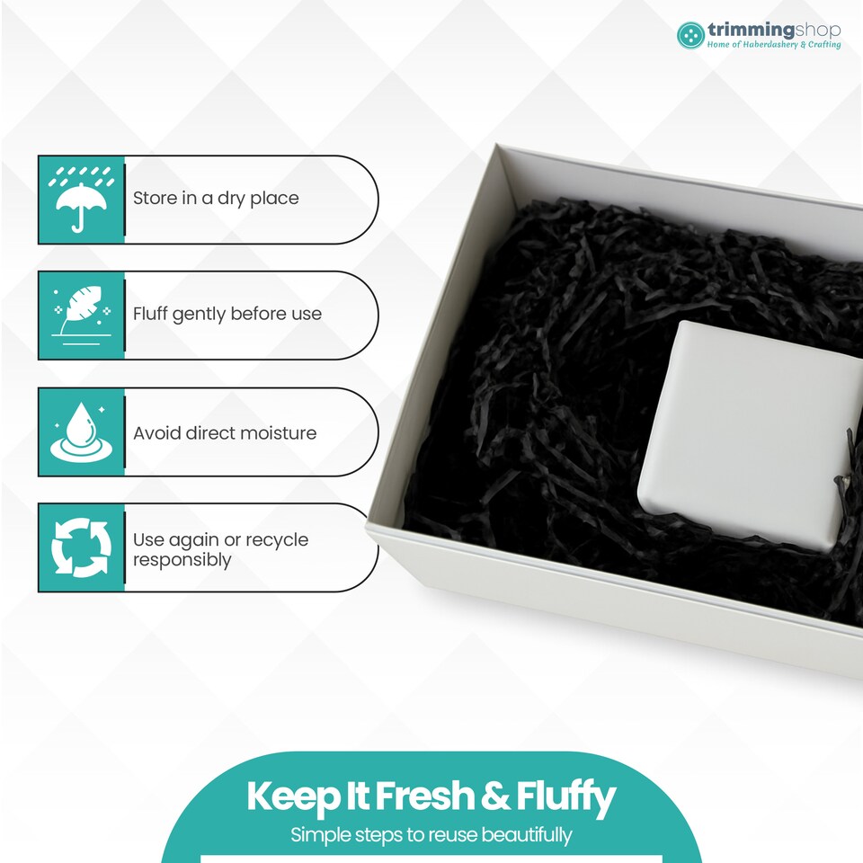 image 1 of Shredded Tissue Paper, Decorative Gift Packaging Hamper Filler - 200G