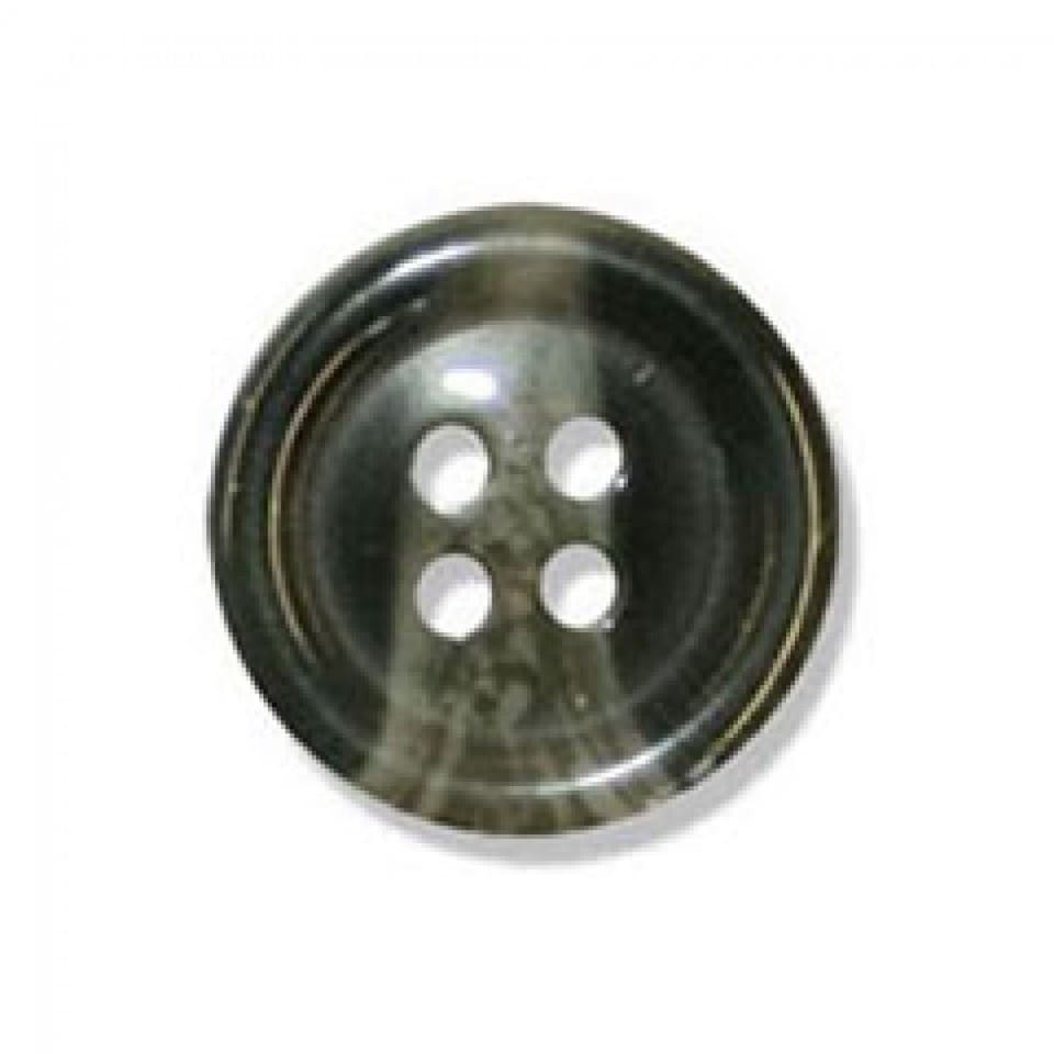 Trimits Green Round Jacket Buttons for Dressmaking - 21mm - per value pack of 100