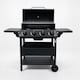 image 9 of 4 Burner Steel Gas BBQ Grill Outdoor Side Shelves Rack Bottle Opener