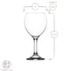 image 3 of LAV Misket Wine Glasses - 260ml - Coloured Stem - Pack of 12