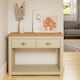 image 3 of 2 Drawer Console Table