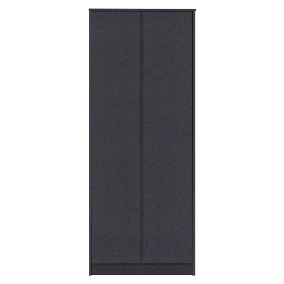 image 1 of Malvern 4 Piece Bedroom Set With 2 Door Double Wardrobe Grey