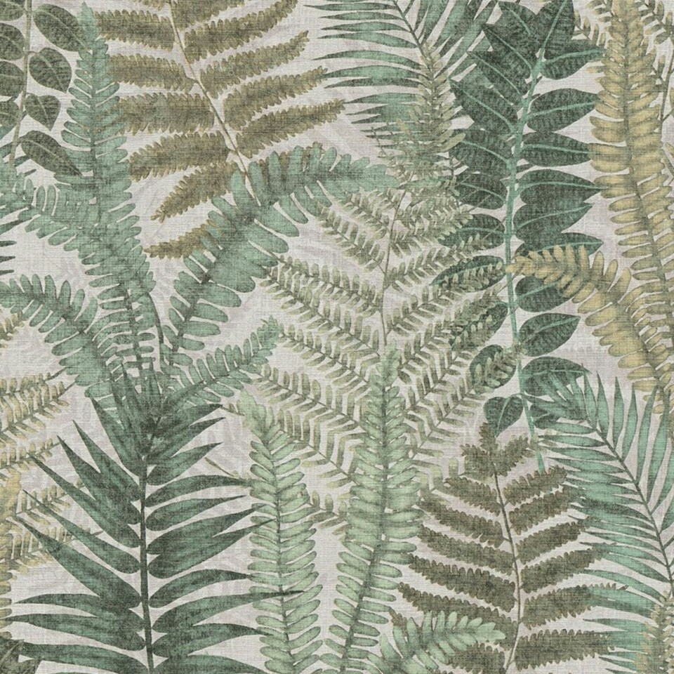 image 1 of AS Creation Famous Garden Fern Textured Wallpaper - Beige/Brown/Green - One Size | Brown