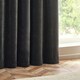 image 3 of Yard Heavy Chenille Velvet Charcoal Eyelet Curtains (W)229cm x (D)183cm | Multi