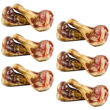 Serrano 2 Half Ham Bones Dog Treat (Bundle of 6)