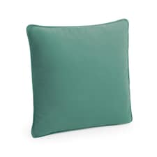 Westford Mill Fairtrade Cotton Piped Cushion Cover - Natural/Sage Green - 40cm x 40cm x 18cm