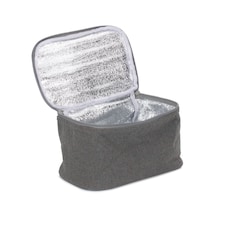 Grey Tweed Cooler Picnic Bag