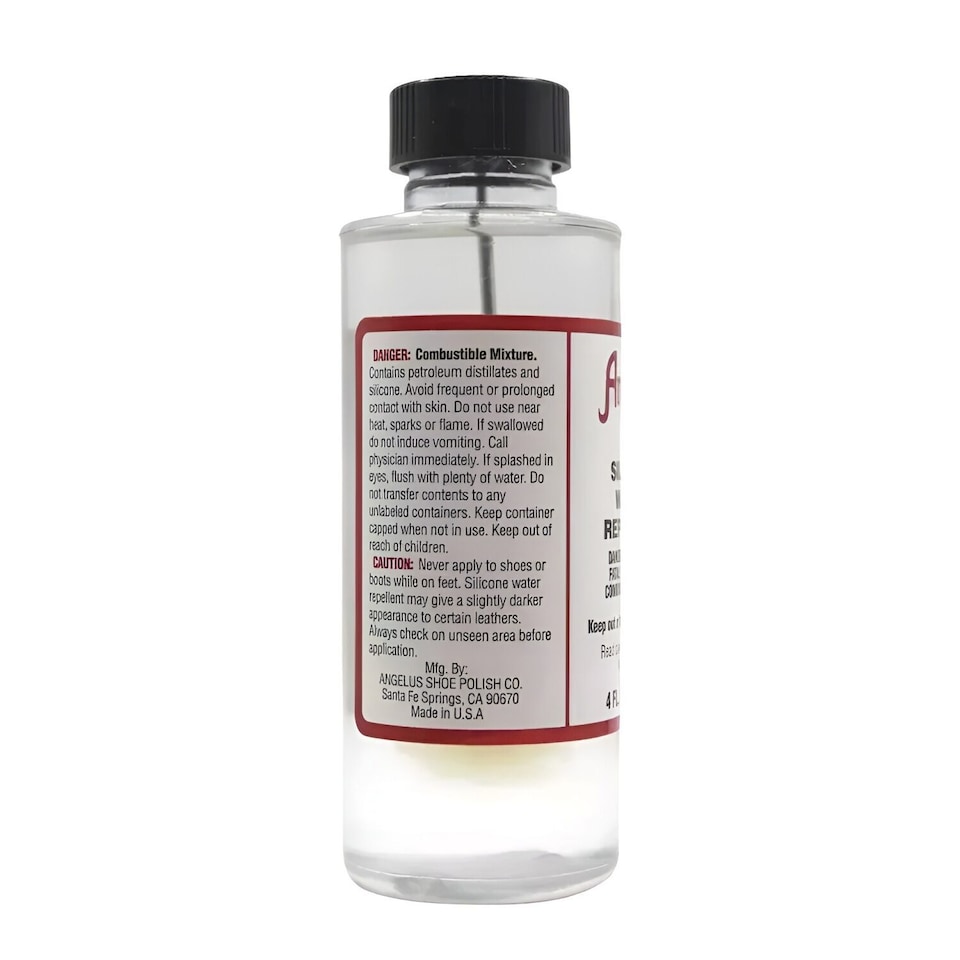 image 1 of Angelus Silicone Water Repellent - For Leather, Suede & Nubuck 4oz | Clear