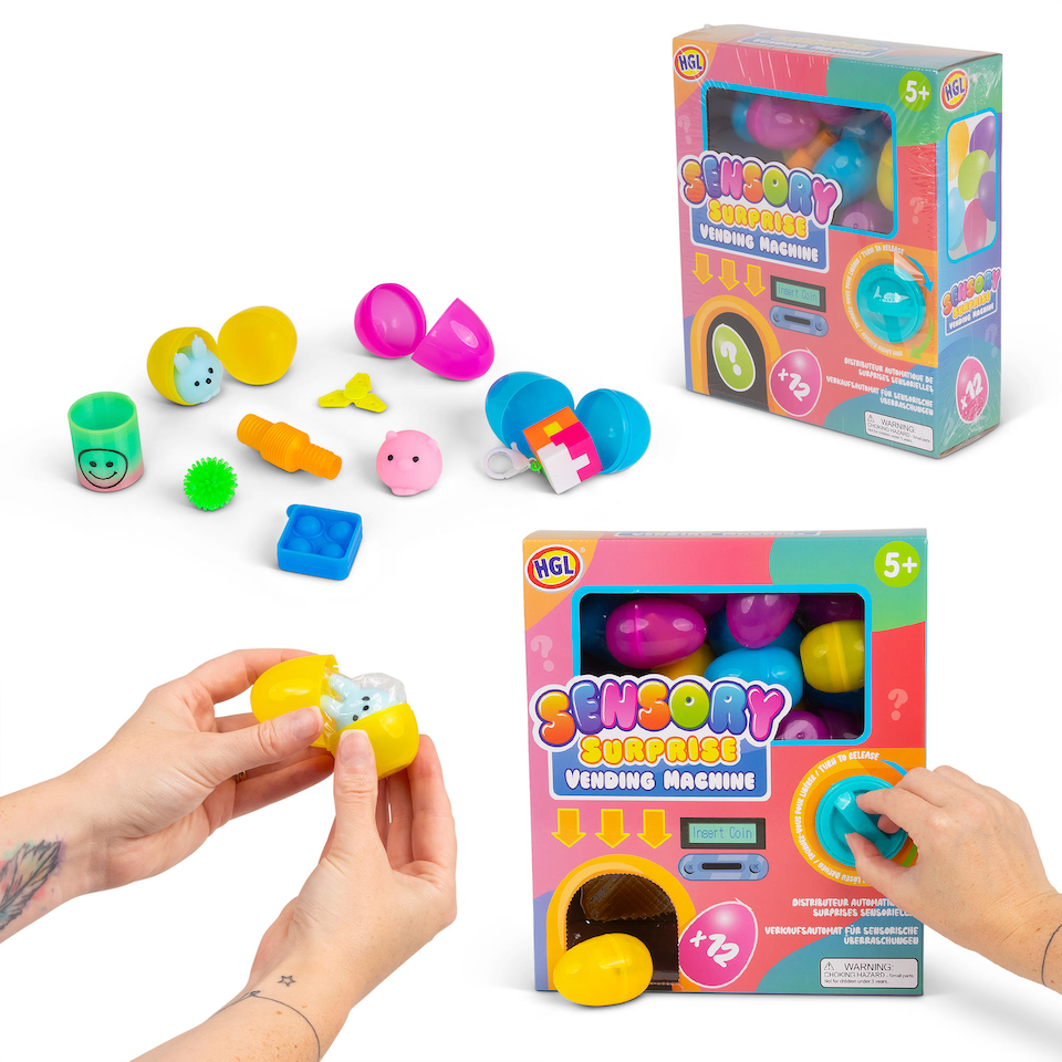image 1 of Sensory Surprise Vending Machine With 12 Egg Surprises