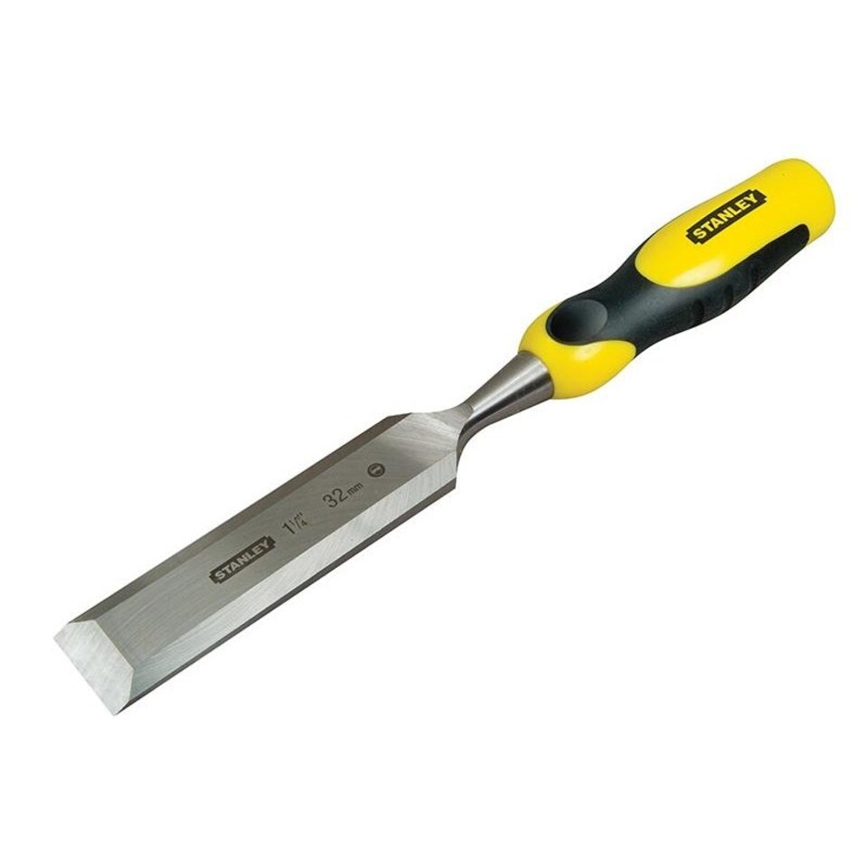 Stanley Hand Tools Dynagrip Bevel Edge Chisel - Multi Colour - 32mm