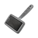 image 1 of Furrish Soft Dog Slicker Brush - Silver/Black - L