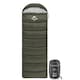 image 1 of U Series Envelope Sleeping Bag with Hood | Green | Army Green | 250S
