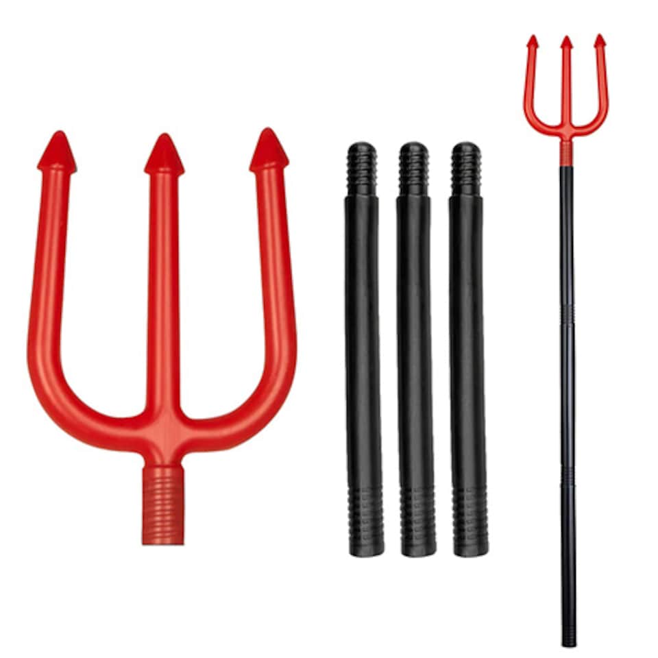 image 1 of Devil Fork Plastic Halloween Prop 112cm