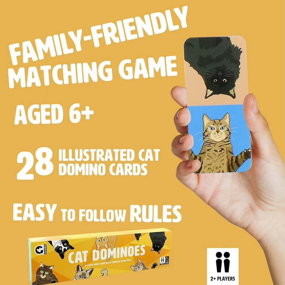 image 1 of Ginger Fox Cat Dominoes Card Game