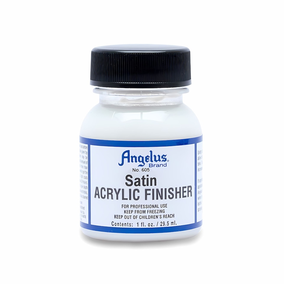 image 1 of Angelus 605 Satin Finisher - Low-Lustre Sealer for Leather Goods