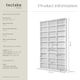 image 6 of CD Shelf Unit Christel - 27 compartments for up to 1080 CDs White