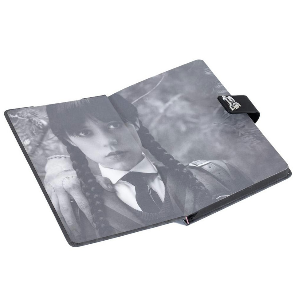 image 1 of Wednesday Premium Notebook - Black/White - One Size