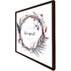 image 3 of Watercolour boho wreath (Picture Frame) Brown | Oak | XL