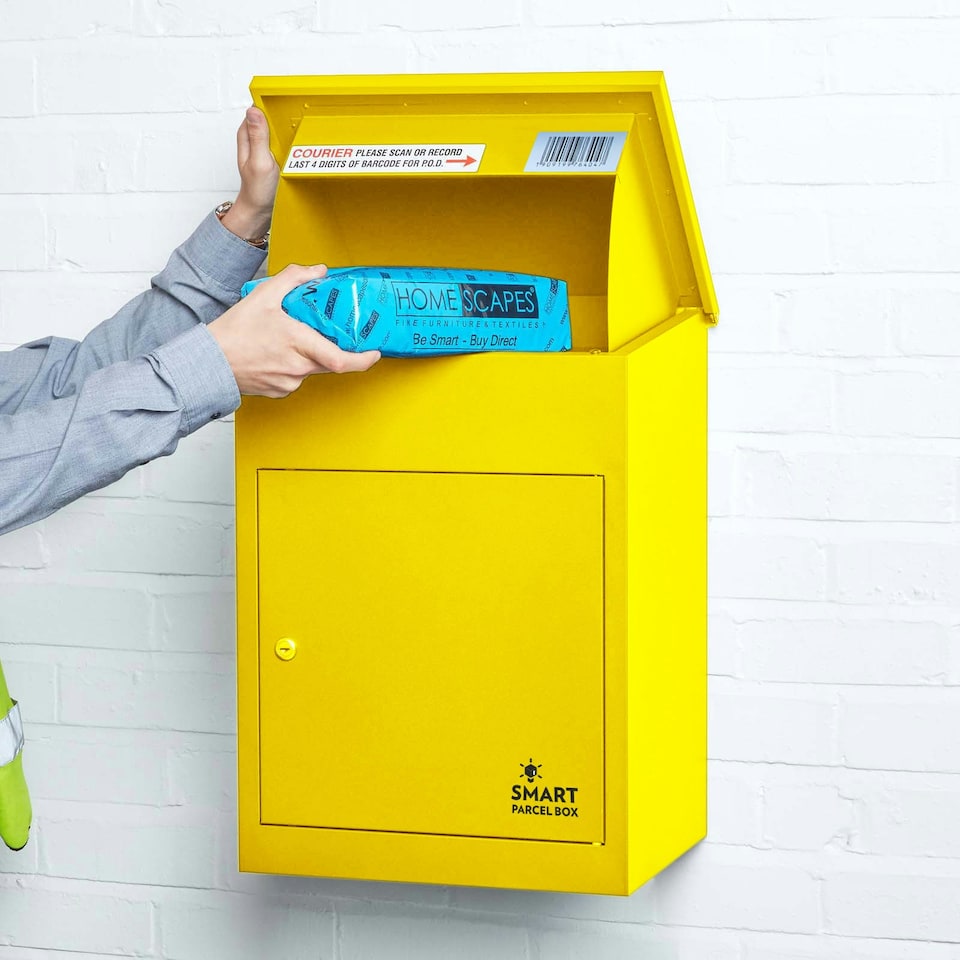 image 1 of SMART PARCEL BOX® Medium Front Access Yellow Yellow