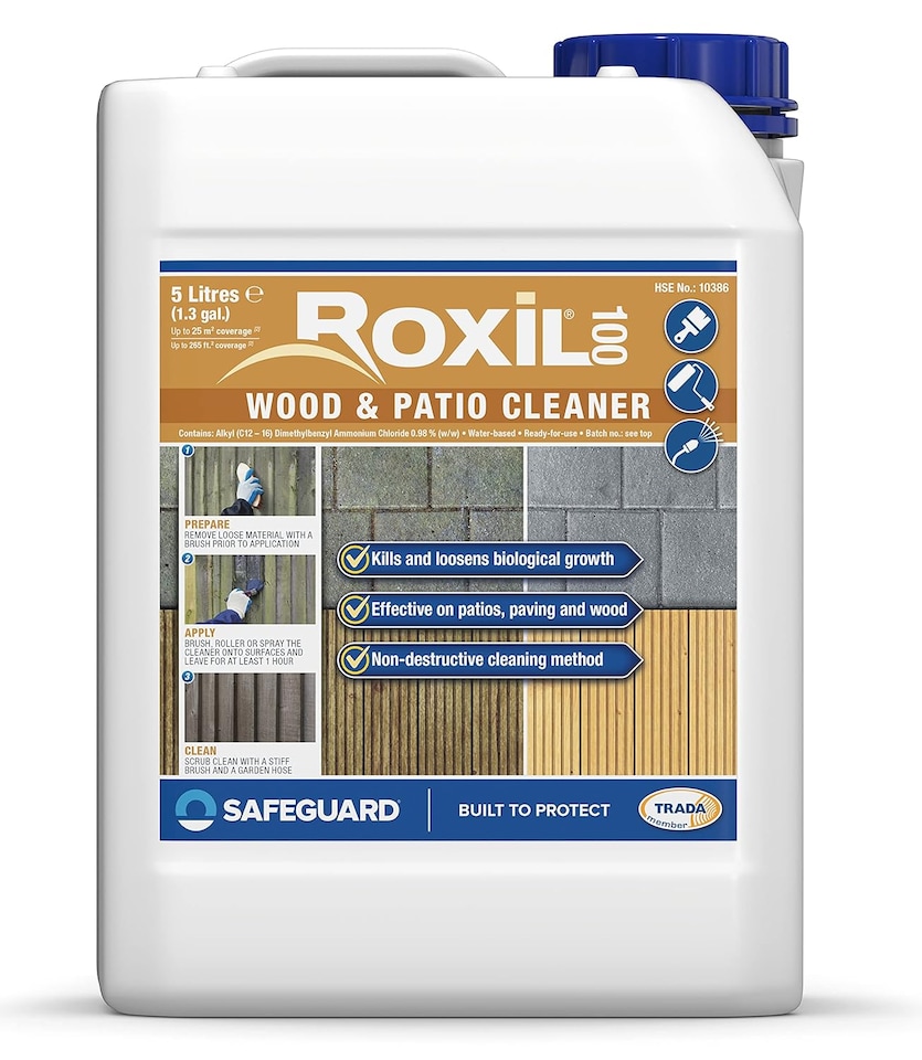 image 1 of Roxil 100 Mould, Algae & Lichen Killer 8 x 5 Litres