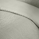 image 3 of Catherine Lansfield Crinkle Seersucker Duvet Cover Set | Green | King