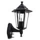 image 2 of Traditional Sensor Controlled Outdoor Lantern Wall Light Fitting in Matt Black | Black | Black | 1