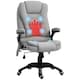 image 1 of Vinsetto Office Chair w/ Heating 6-Point Massage Relaxing Reclining Grey