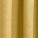 image 3 of Matrix Ochre Curtains 66 x 54 inch (168 x 137 cm) Room Darkening Pencil Pleat Thermal Noise Reducing Curtains for Bedroom and Living Room