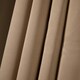 image 3 of OHS Pencil Pleat Thermal Insulated Blackout Curtains, 66x90" - Beige