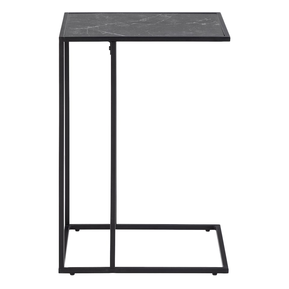 image 1 of Infinity Side Table in Matt Black