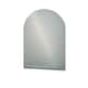 image 6 of Showerdrape Greenwich Arched Oval Wall Mounted Frameless Bathroom Mirror with Vanity Shelf 70 x 50cm | Chrome | Mirror | 1