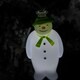 image 3 of The Snowman And The Snowdog Battery Operated 10 Snowmen LED Indoor String Light Ice White LEDs