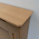 image 3 of JSH Radiator Cover Wood Unpainted Diamond MDF - Small - 78cm (W) x 81.5cm (H) x 19cm (D) | Brown