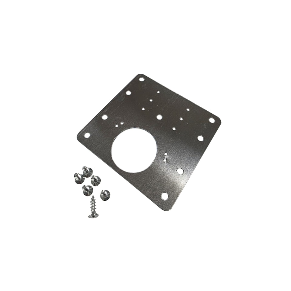FittingsCo, Hinge Repair Plate, 90 x 90mm, Stainless Steel, Screws Included