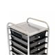 image 2 of 10 Drawer Storage Mobile Makeup Salon Trolley Portable Organiser | Black