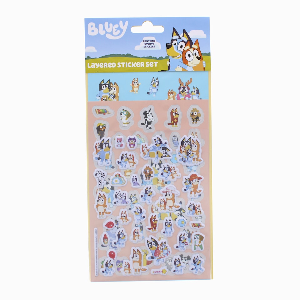 image 1 of Bluey Layered Sticker Set