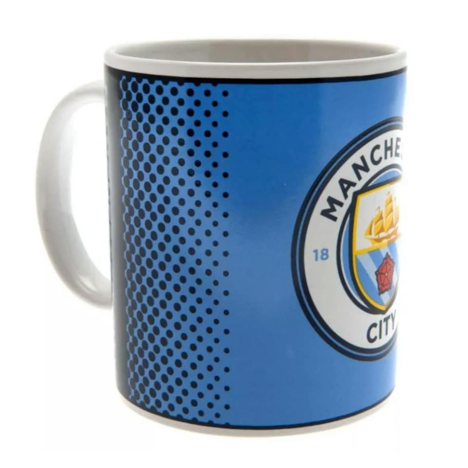 image 1 of Manchester City FC Fade Mug Blue