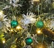 image 3 of 30mm/12Pcs Christmas Baubles Shatterproof Emerald Green,Tree Decorations