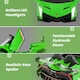 image 8 of COSTWAY 12V Battery Powered Electric Vehicle Kids Car Green
