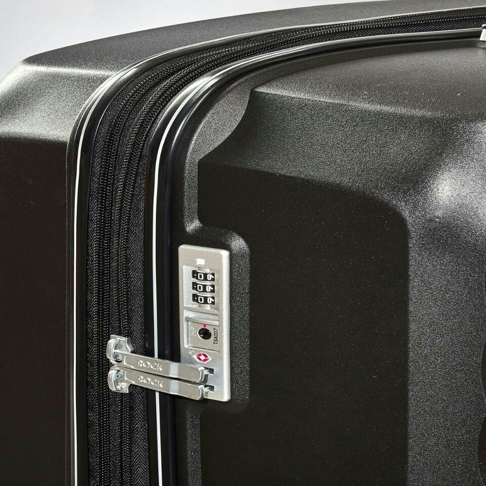 image 1 of Rock Sunwave Cabin Suitcase Black | Black | Cabin Bag