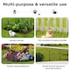 image 7 of Levede 10 Pack Metal Garden Fence Decorative Animal Barrier Outdoor Pet Border | Black